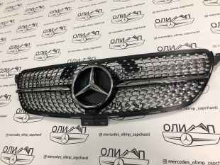 Решетка радиатора на Mercedes GLE w166 Diamond 